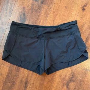 Lululemon speed shorts 2.5 inch inseam, size 10